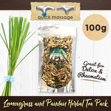Load image into Gallery viewer, Lemongrass and Pandan Herbal Tea Pack
